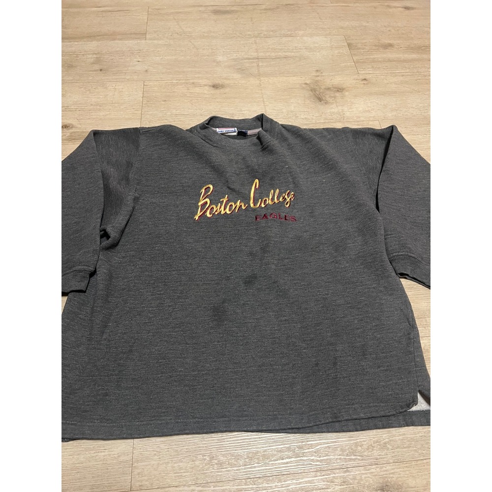 BC Boston College Eagles Crable‎ Sportswear Gray Sweatshirt Mens Large Vtg NCAA